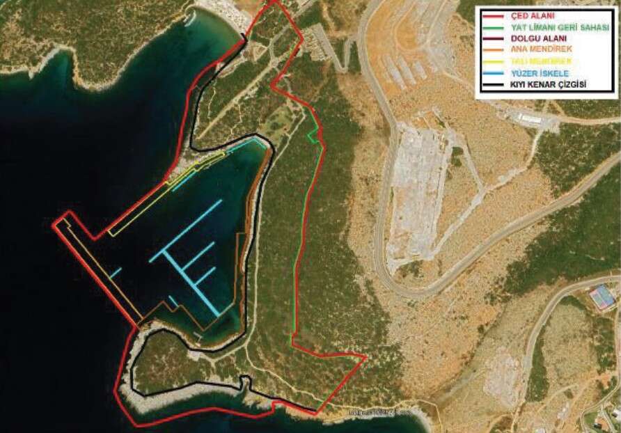 Milas'a 256 Tekne Kapasiteli Kaplankaya Yat Limanı Revizyonu Projesi 1